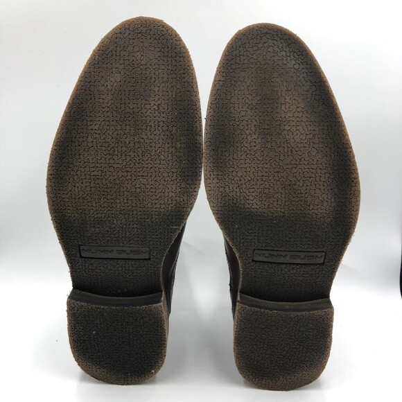 Nunn Bush Men's Brown Leather Ankle Boots Size 8.5 Memory Foam Dual Comfort - Picture 11 of 13